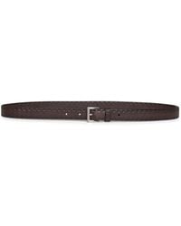 Prada - Coffee Antiqued Nappa Leather Belt - Lyst