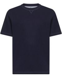 Brunello Cucinelli - Solomeo Crest Crewneck T-Shirt - Lyst