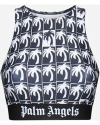 Palm Angels - Palm Logo Jersey Bra - Lyst