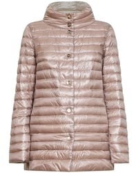 Herno - Light And Chantilly Ultralight Nylon Reversible A-Shape Down Jacket - Lyst