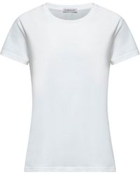 Moncler - Jersey Logo Patch T-Shirt - Lyst