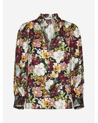 Alice + Olivia - Alice + Olivia Floral Reilly Blouse - Lyst