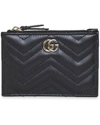 Gucci - Portachiavi Con Cerniera Gg Marmont - Lyst