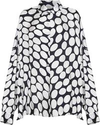 Dries Van Noten - Viscose Soft Ellipses-Printed Cocoon Shirt - Lyst