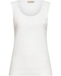 Blanca Vita - Ribbed Jersey Heat-Sealed Tank Top - Lyst
