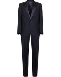 Giorgio Armani - Wool Twill Icon Soho Slim Fit Tuxedo Suit - Lyst