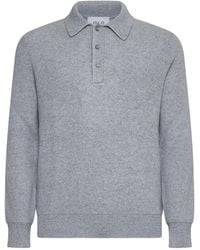 D 40 - English Rib Knit Polo Shirt - Lyst
