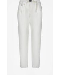 White Sand - Linen And Cotton Trousers - Lyst