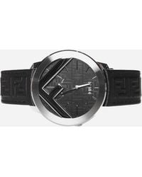 Fendi - F Is Leather Watch - Lyst