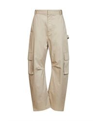 Balenciaga - Regenerative Cotton Twill Relaxed Cargo Pants - Lyst