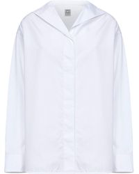 TOTEME - Cotton Poplin Sharp Shirt - Lyst