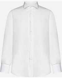 Brunello Cucinelli - Linen Shirt - Lyst