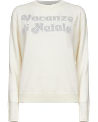 Mc2 Saint Barth - Jacquard Wool Blend New Queen Sweater - Lyst