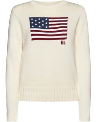 Polo Ralph Lauren - “Flag Cn” Long Sleeve Pullover - Lyst
