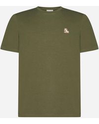 Maison Kitsuné - Chillax Fox Patch Cotton T-shirt - Lyst