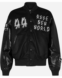 44 Label Group - Rave New World Technical Fabric Bomber Jacket - Lyst