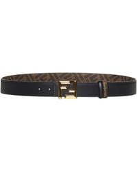 Fendi - Reversible Leather Belt - Lyst