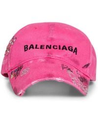 Balenciaga - Cotton Drill Upcycled Baseball Cap - Lyst