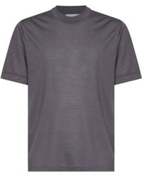 D 40 - Virgin Wool Jersey T-Shirt - Lyst