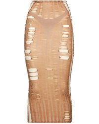 DIESEL - M-Calina Midi Skirt - Lyst