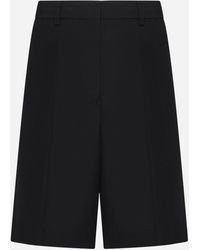 Totême - Wool-blend Tailored Shorts - Lyst
