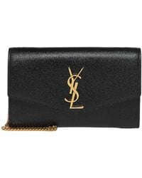 Saint Laurent - Uptown Leather Chain Wallet Bag By <Br/ <Br - Lyst