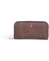 Etro - Arnica Zip-Around Wallet - Lyst