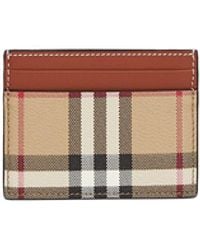 Burberry - Archive Check Credit Card Holder - Lyst