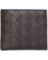 Bottega Veneta - Intrecciato Leather Bifold Wallet - Lyst