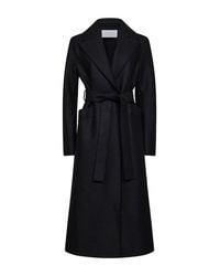 Harris Wharf London - Felted Wool Belted Wrap Maxi Coat - Lyst