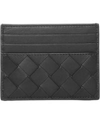 Bottega Veneta - Intrecciato Leather Card Holder - Lyst