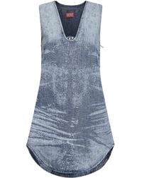 DIESEL - Light De-Laris-Dress-Fsh Mini Dress - Lyst