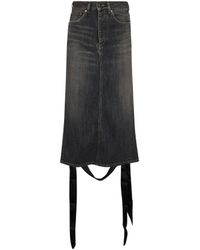 Balenciaga - Gonna Con Lacci - Lyst