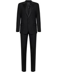 Dolce & Gabbana - Virgin Wool And Silk Three-Piece Tuxedo Suit - Lyst
