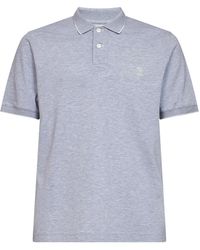 Brunello Cucinelli - Cotton Piquet Logo Polo Shirt - Lyst