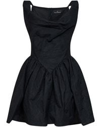 Vivienne Westwood - Floral Jacquard Mini Sunday Mini Dress - Lyst