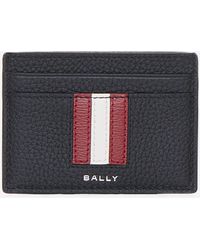 Bally - Logo Leather Card Holder - Lyst