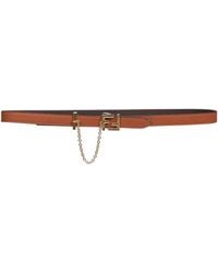 Fendi - Two-Tone Leather Reversible Ff Belt - Lyst