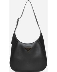 Prada - Leather Hobo Medium Bag - Lyst
