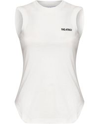 The Attico - Cotton Jersey "Reese" Tank Top - Lyst