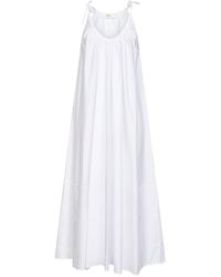 Co. - Tton Poplin Gathered Dress - Lyst