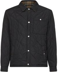 Burberry - Reversible Quilted Nylon Overshirt Jackets - Lyst