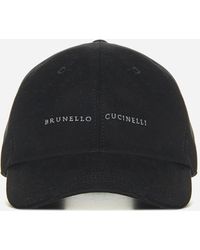 Brunello Cucinelli - Logo Cotton Baseball Cap - Lyst