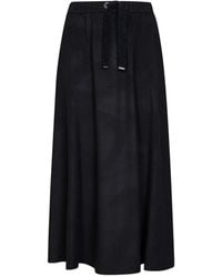 Herno Resort - Cashmere-Feel Flannel Resort Long Skirt - Lyst