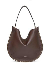 Isabel Marant - Coffee Oskan Hobo Soft Shoulder Bag - Lyst