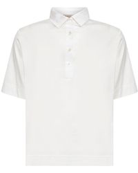 Blanca Vita - Cotton Jersey Polo Shirt - Lyst