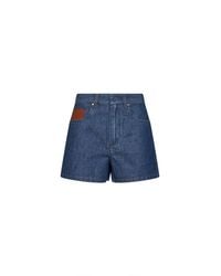 Fendi - Shorts Cotton Chambray - Lyst