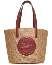 Chloé - Chloã Horse Medal Large Basket Bag - Lyst