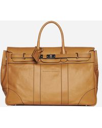 Brunello Cucinelli - Leather Duffel Bag - Lyst