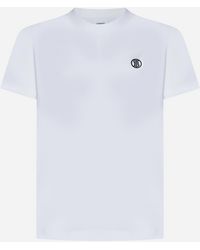 Burberry - Parker Logo Cotton T-shirt - Lyst